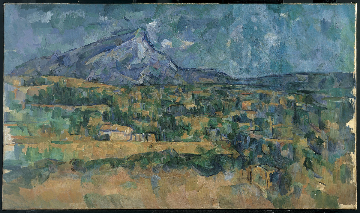La Montagne Sainte-Victoire de Cézanne (vers 1902-1906), reproduction en affiche d'art