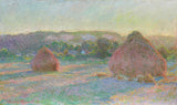 Meules, fin de l'été – Monet