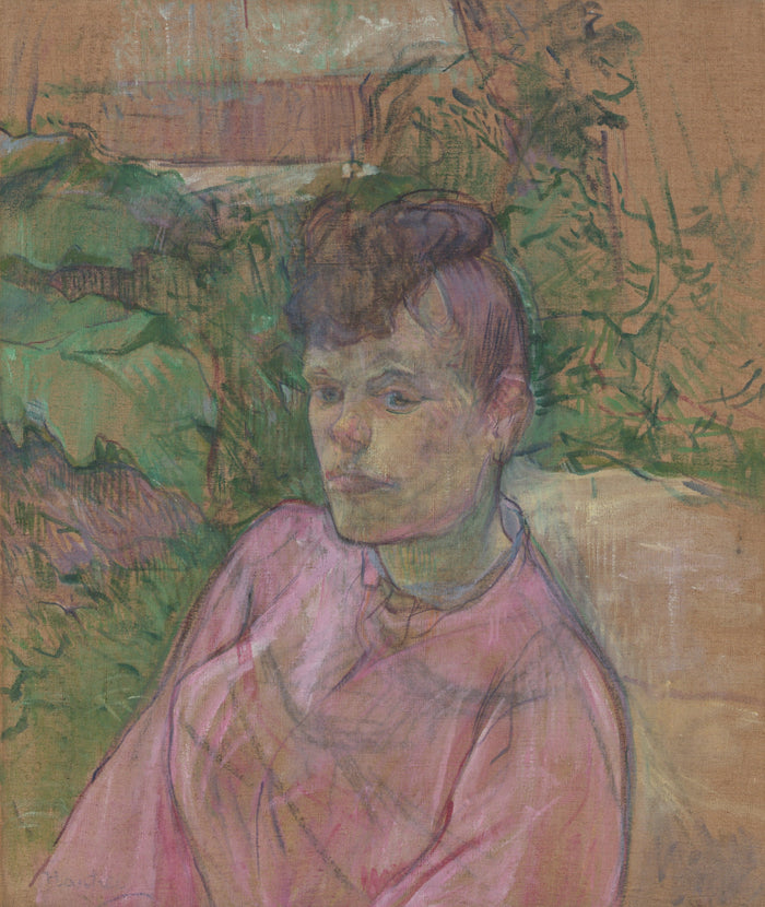 Femme dans le jardin de M. Forest – Toulouse-Lautrec
