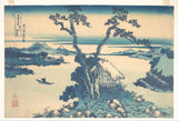 Le Lac Suwa – Hokusai
