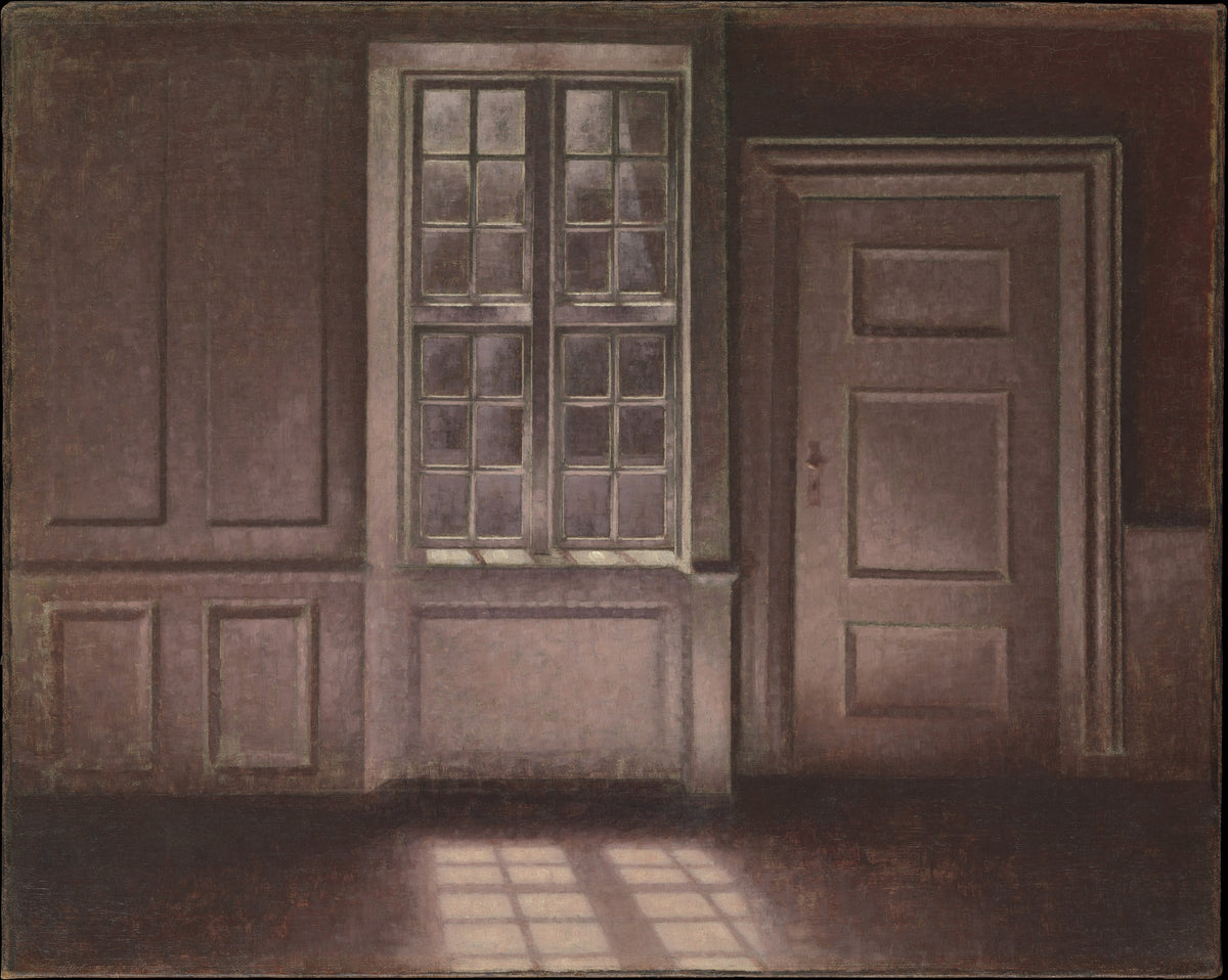 Clair de lune, Strandgade 30 de Hammershøi (1900-1906), reproduction en affiche d'art