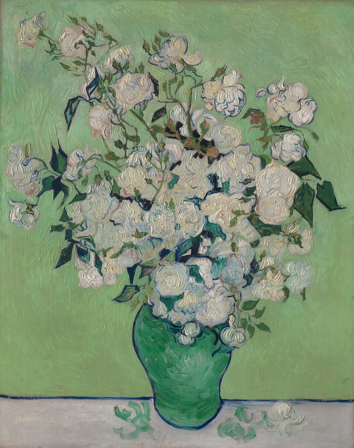Roses de Van Gogh (1890), reproduction en affiche d'art